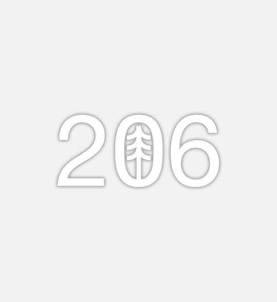 206 Vinyl Decal