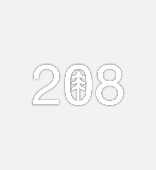 208 Vinyl Decal