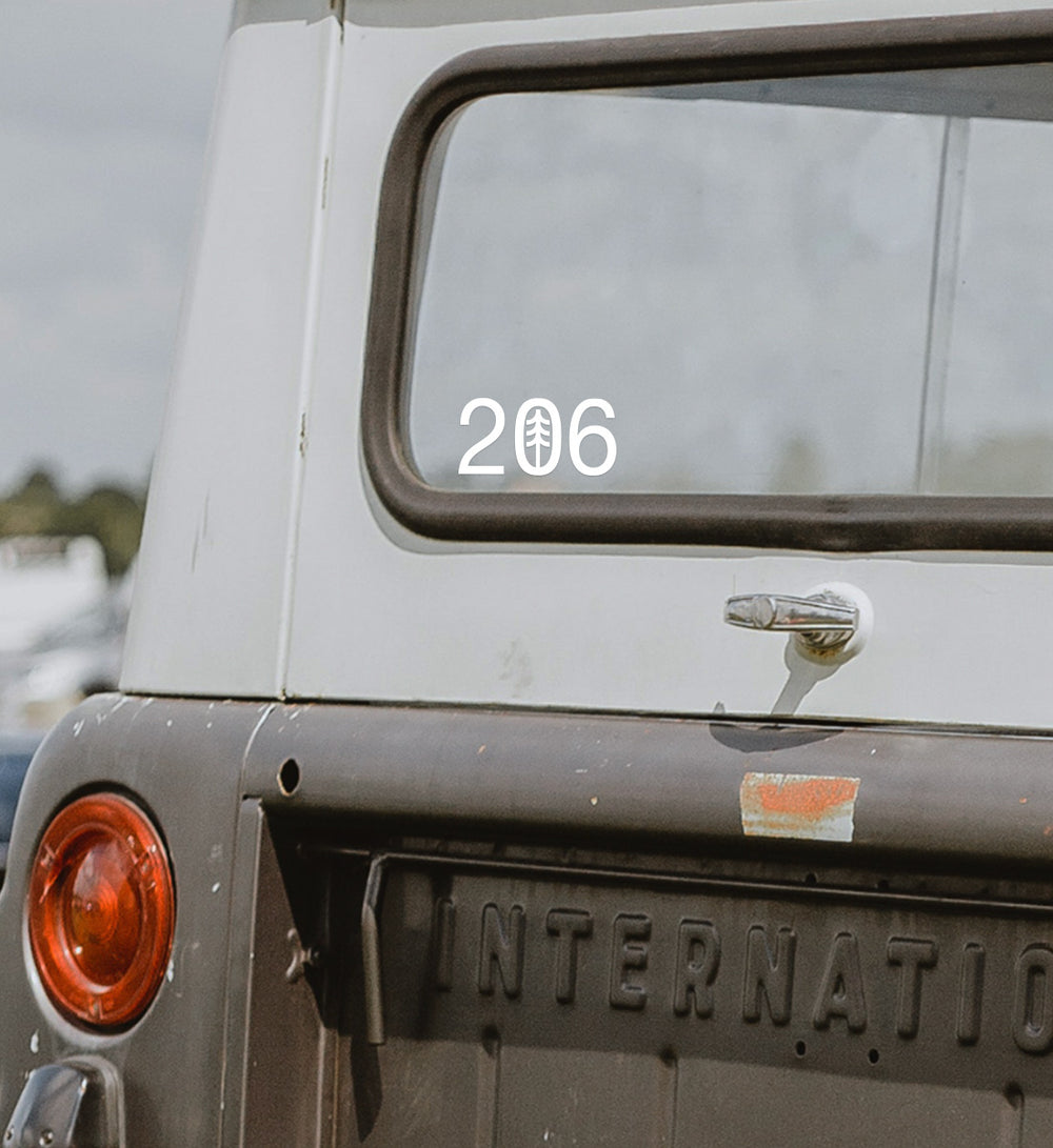 206 Vinyl Decal