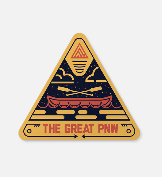 Canoe Sticker