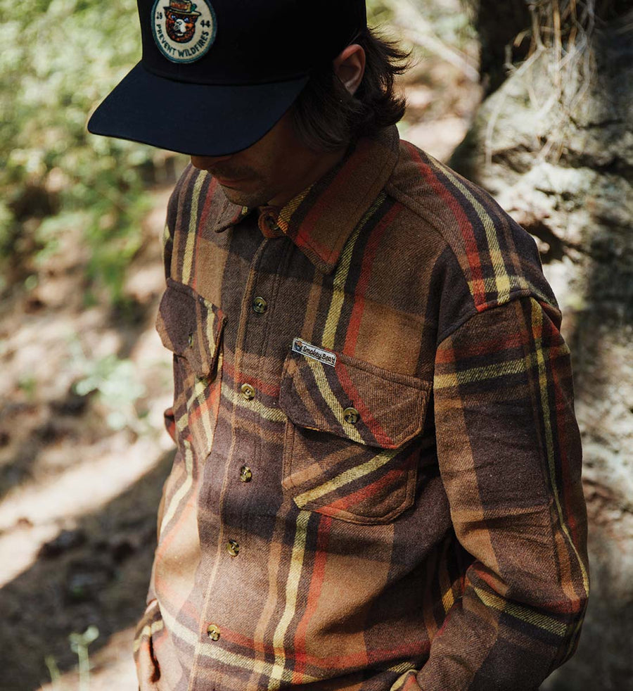 Navigator Flannel - Brown/Orange