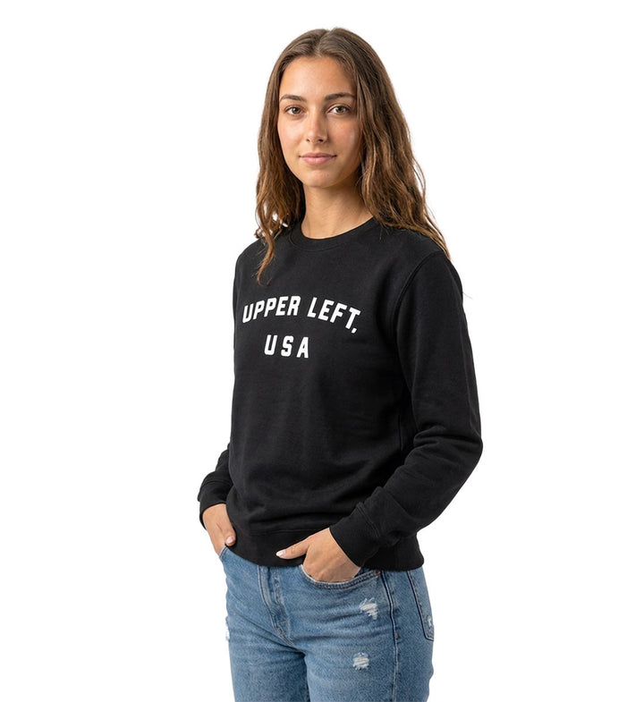 Upper Left, USA Crewneck - The Great PNW