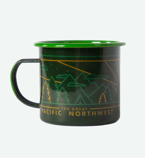 Evergreen Enamel Mug