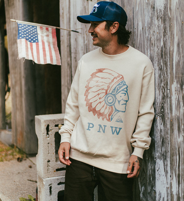 Heritage Waffle Crewneck - The Great PNW