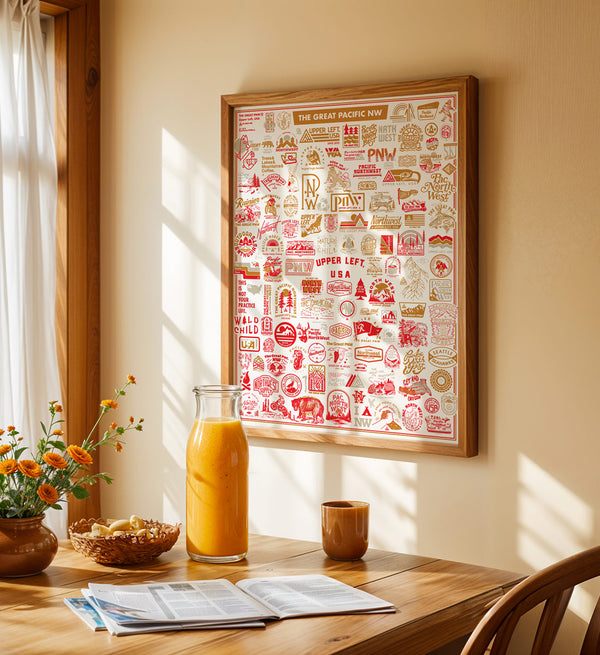 Heritage Poster - Red