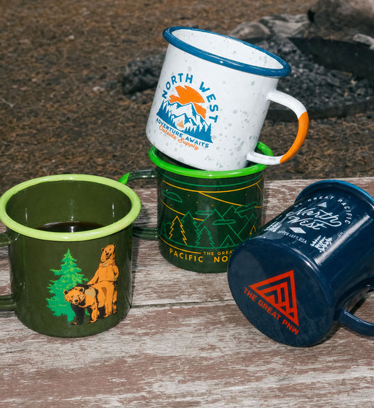 Evergreen Enamel Mug