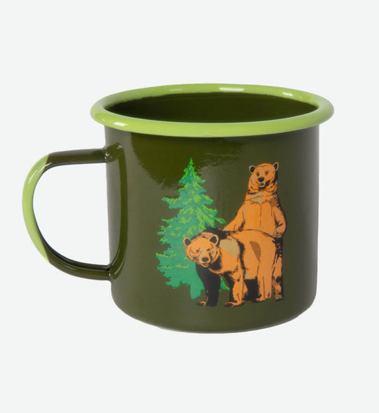 Woodsy Enamel Mug