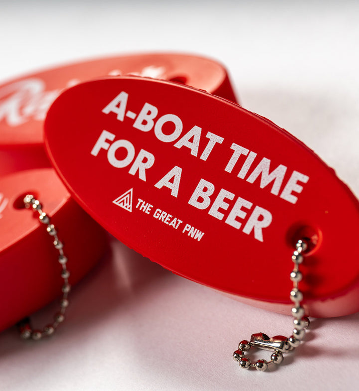 Rainier A-Boat Time Floatie Keychain - The Great PNW