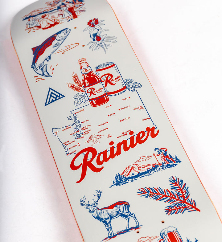 Rainier Heritage Skateboard - The Great PNW