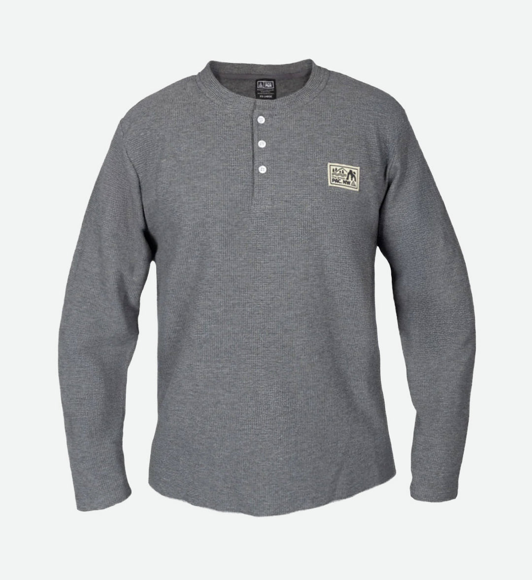 Cannon Henley Waffle Knit