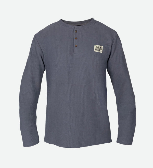 Cannon Henley Waffle Knit