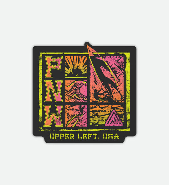 Longboard Sticker - The Great PNW