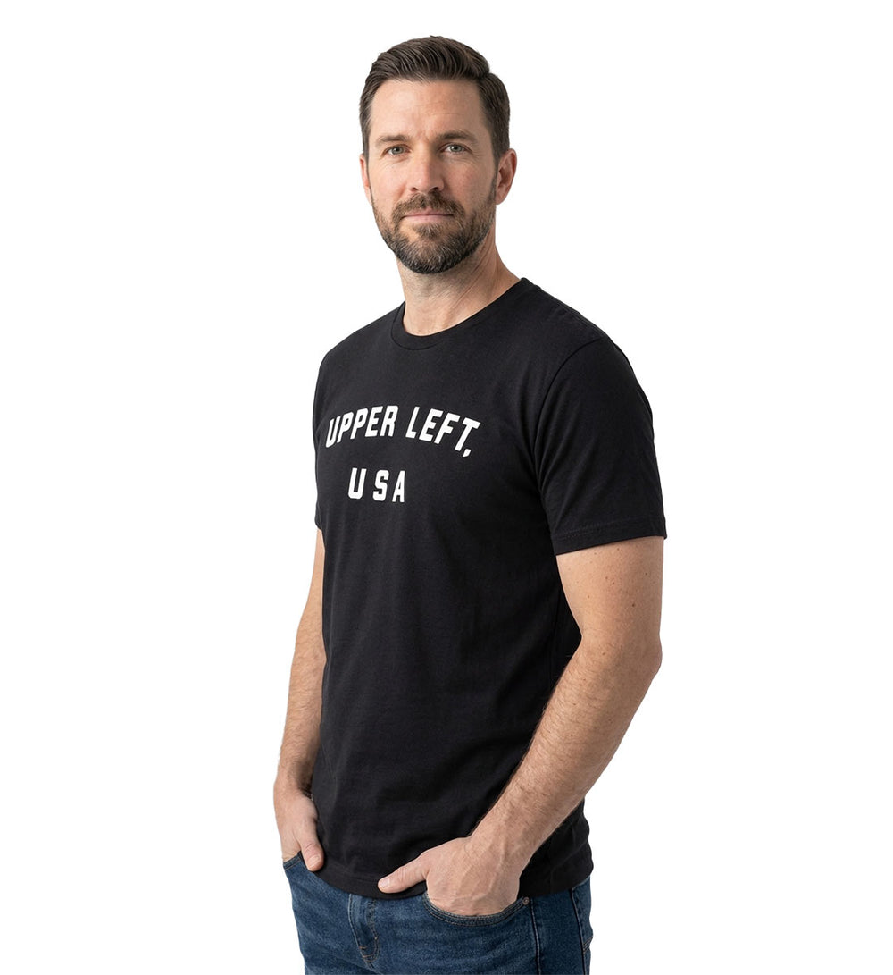 Upper Left, USA Tee