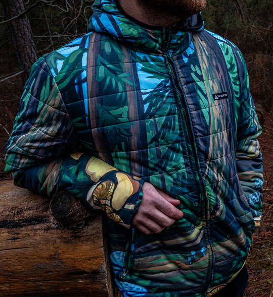 Mushroom Forest Puffer Jacket