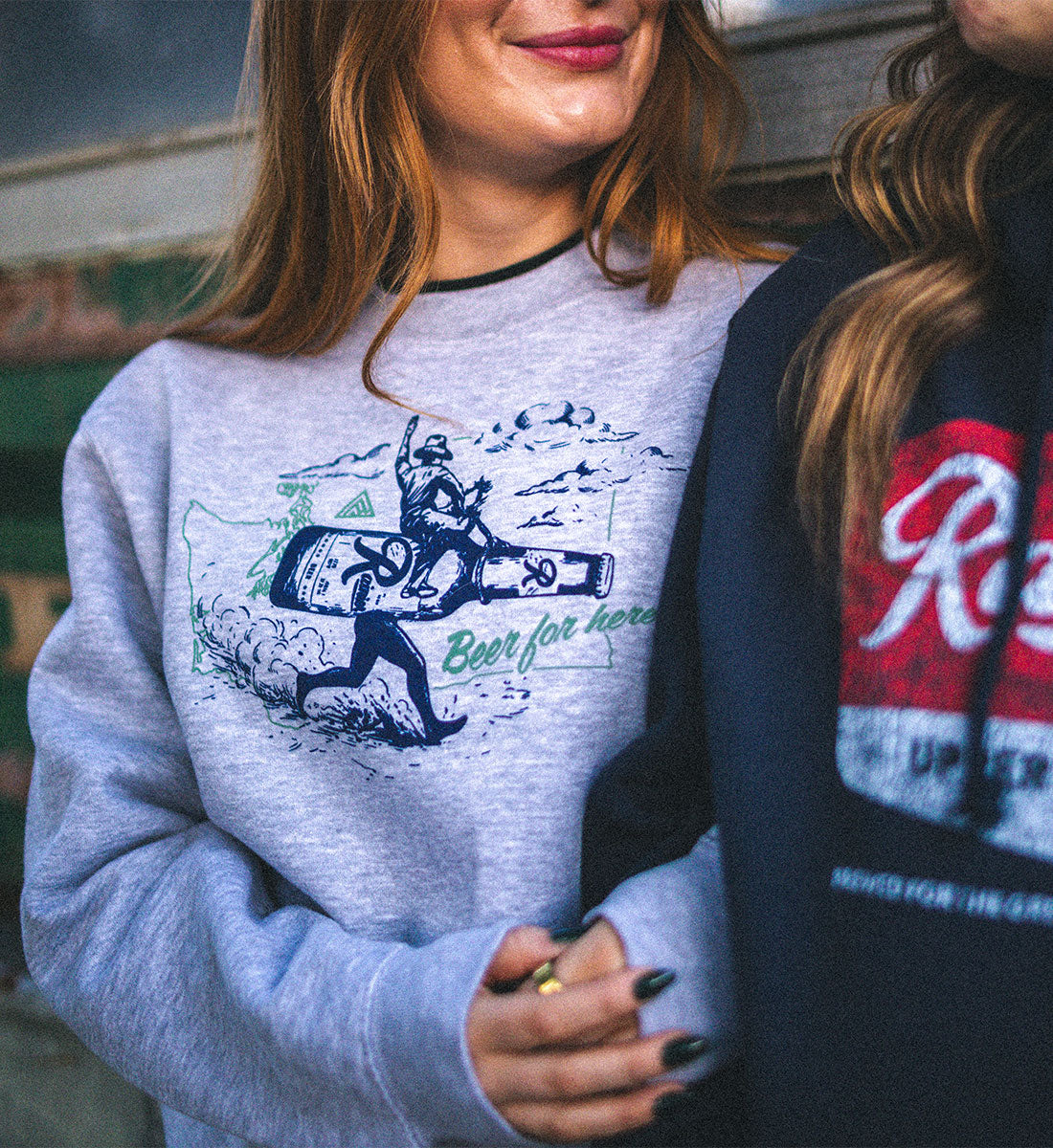 Rainier Beer Newport Crewneck Sweatshirt | The Great PNW