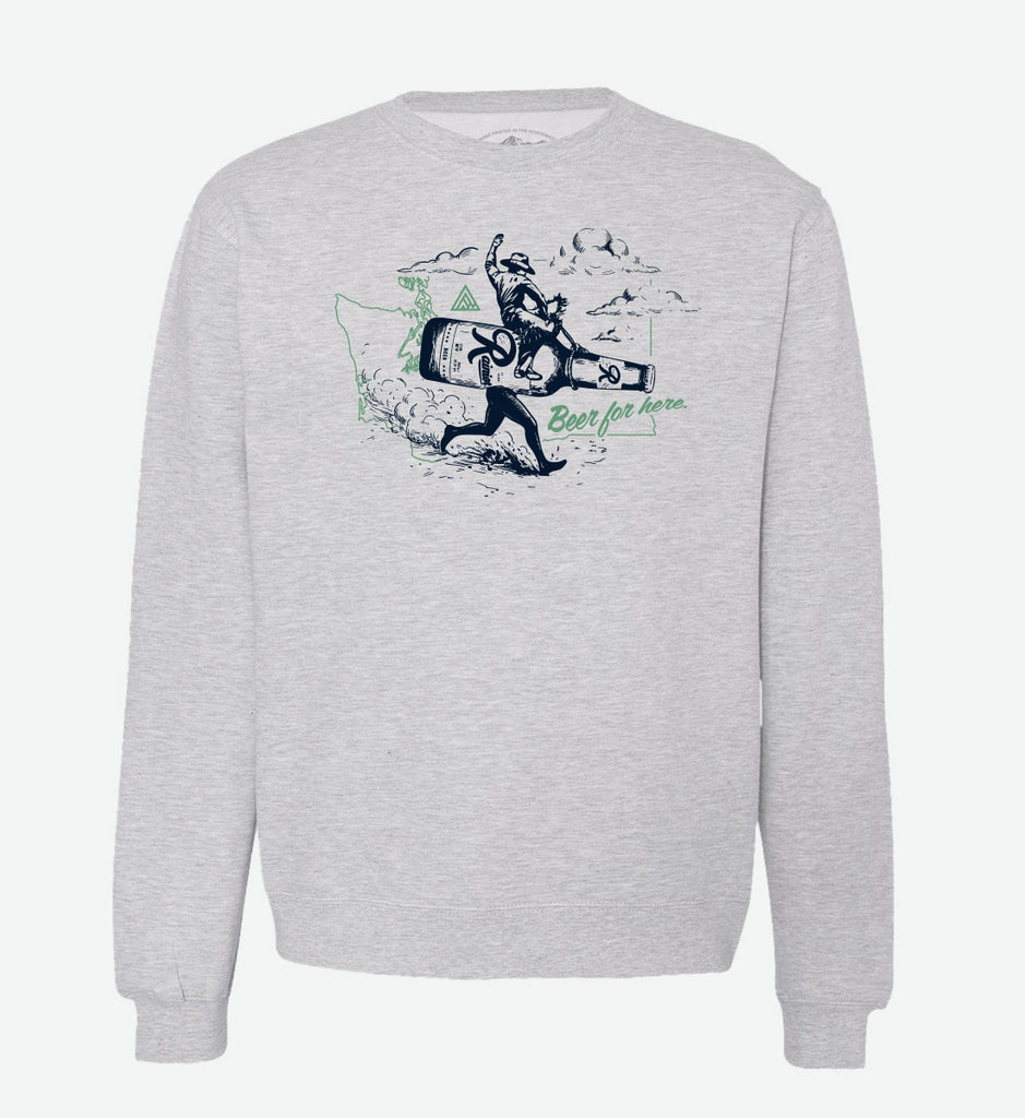 Rainier Beer Newport Crewneck Sweatshirt | The Great PNW