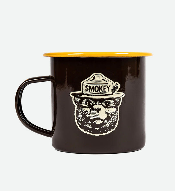Only You Enamel Mug - Brown