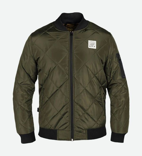 Survey Bomber Jacket - Olive Green