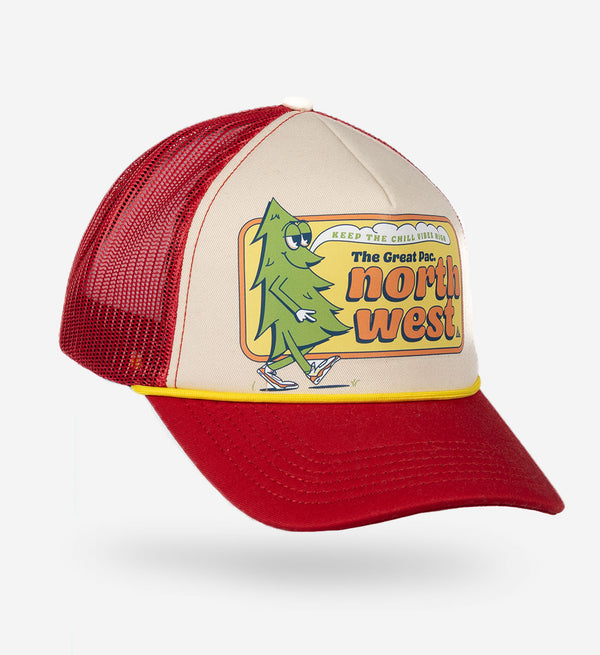 Tree Vibes Foam Trucker