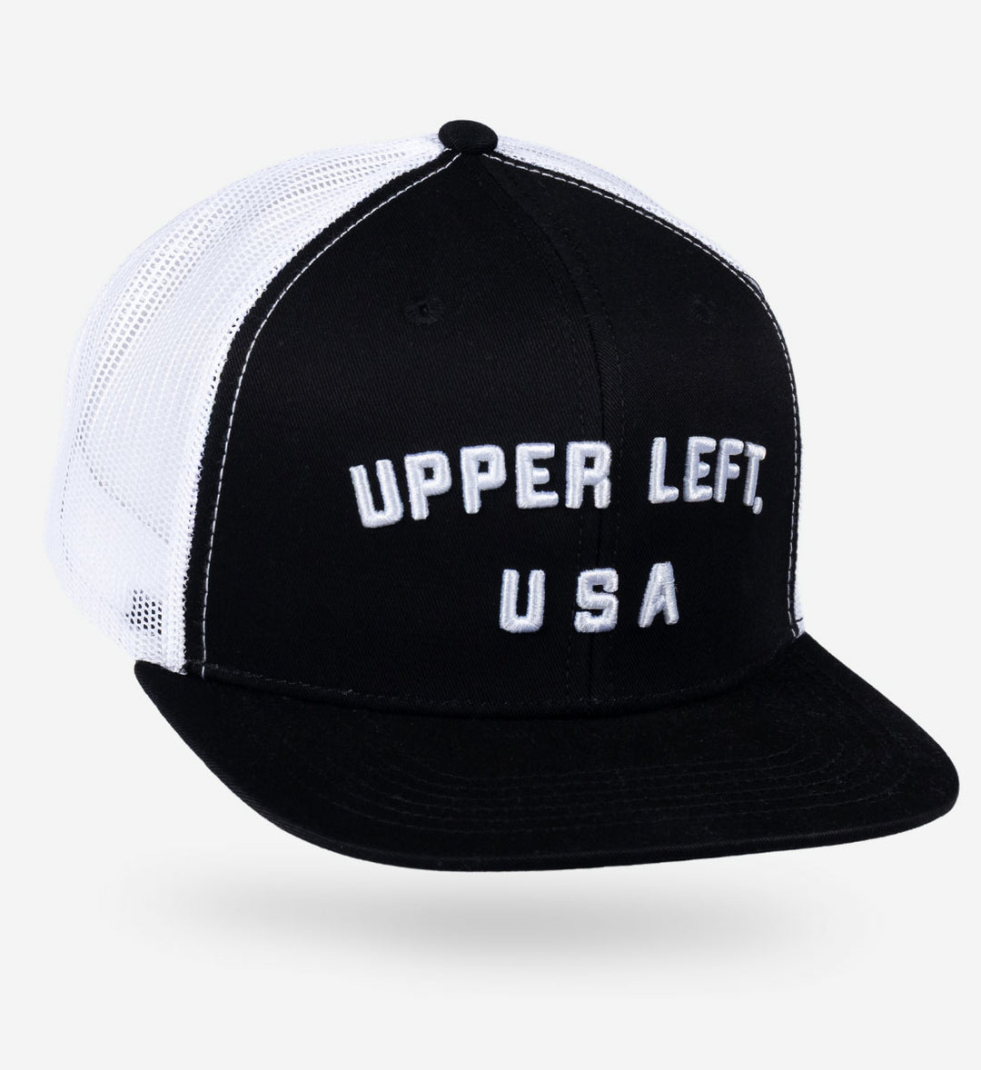 Upper Left, USA Trucker Hat - The Great PNW