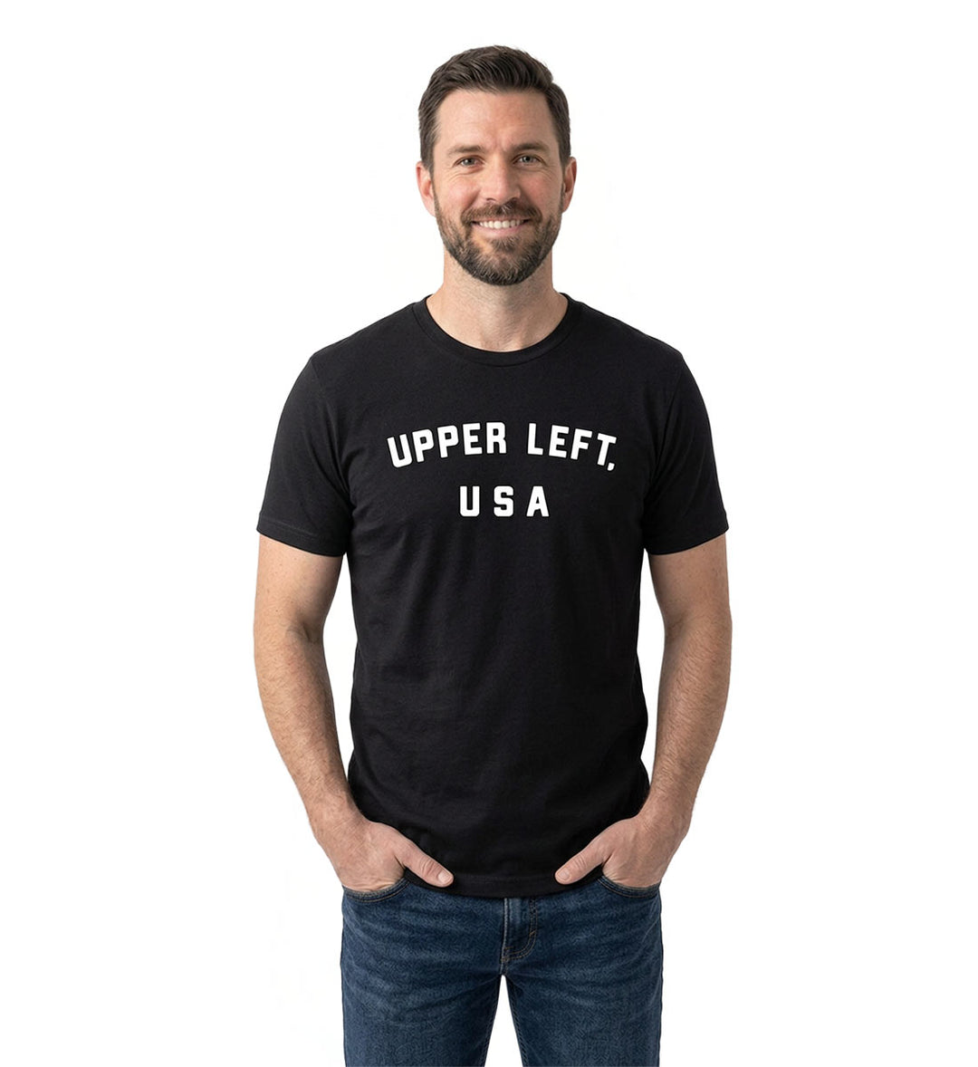Upper Left, USA Tee