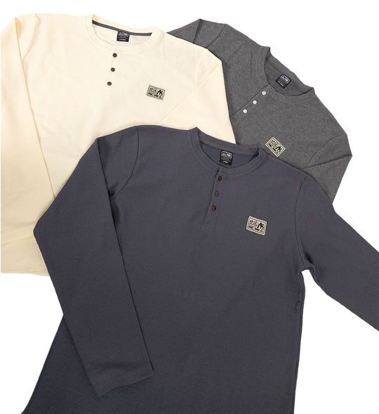 Cannon Henley Waffle Knit