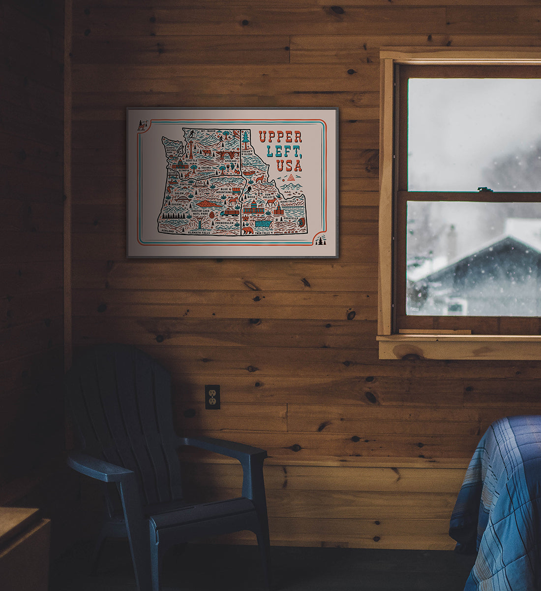 Upper Left Map The Great PNW