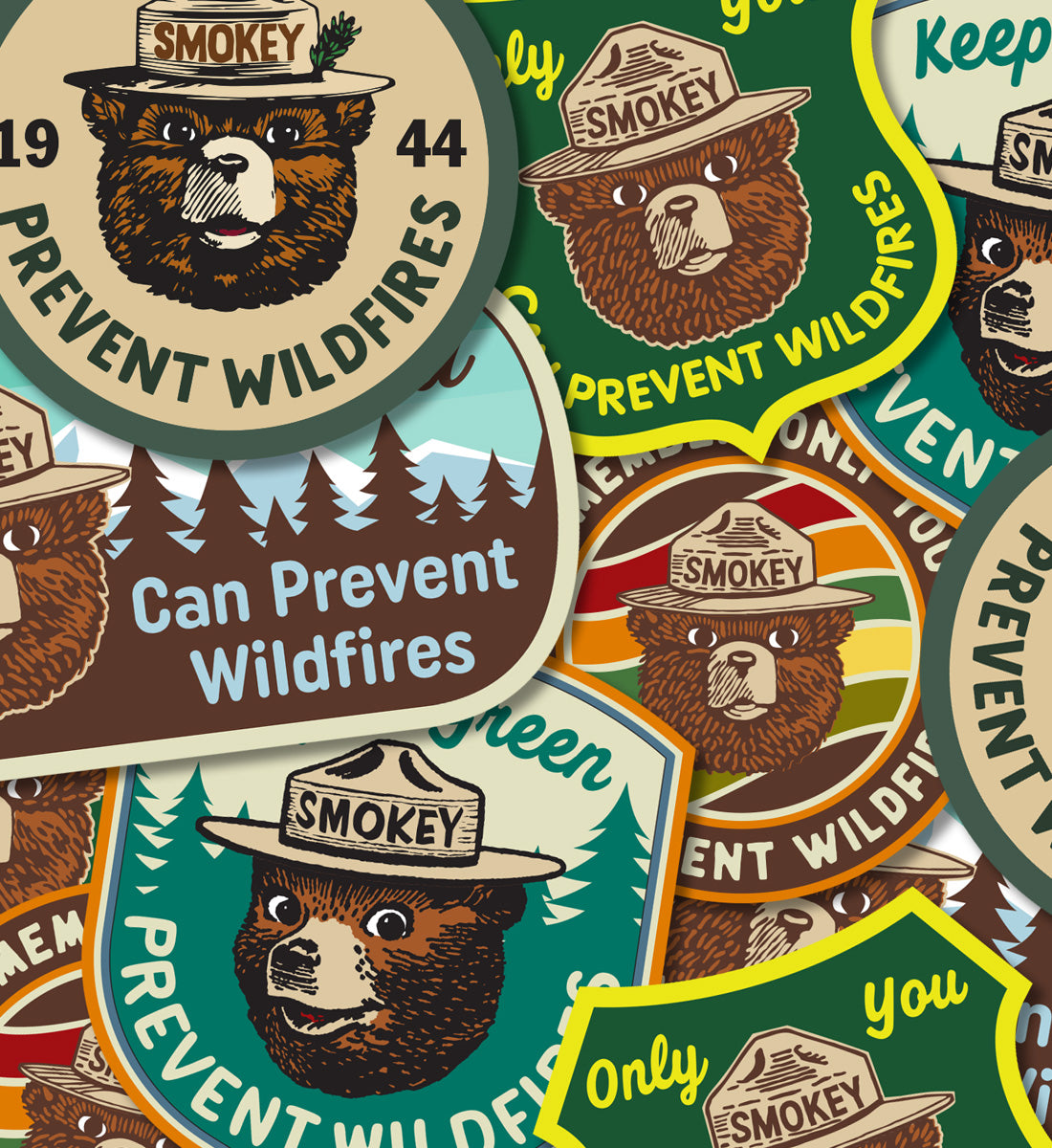 Smokey Bear Sticker Pack