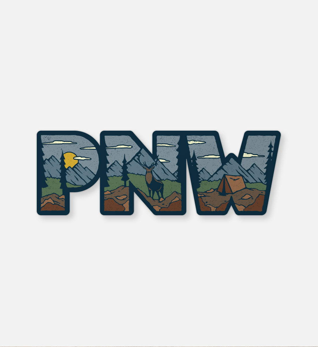 Tonasket Sticker - The Great PNW