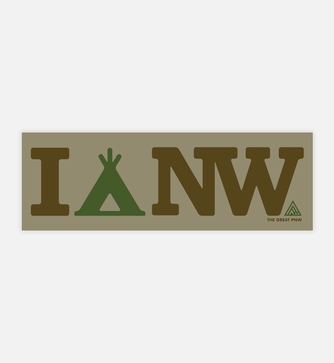 I Camp NW Sticker - The Great PNW