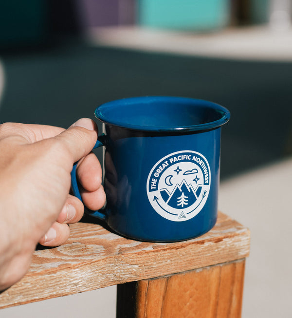 Evergreen Enamel Mug - The Great PNW