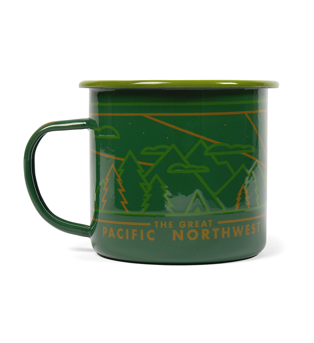 Evergreen Enamel Mug - The Great PNW