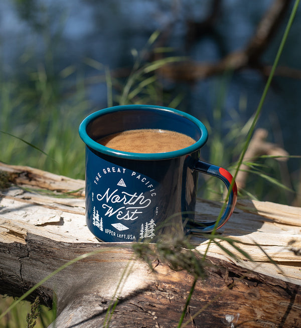 Evergreen Enamel Mug - The Great PNW