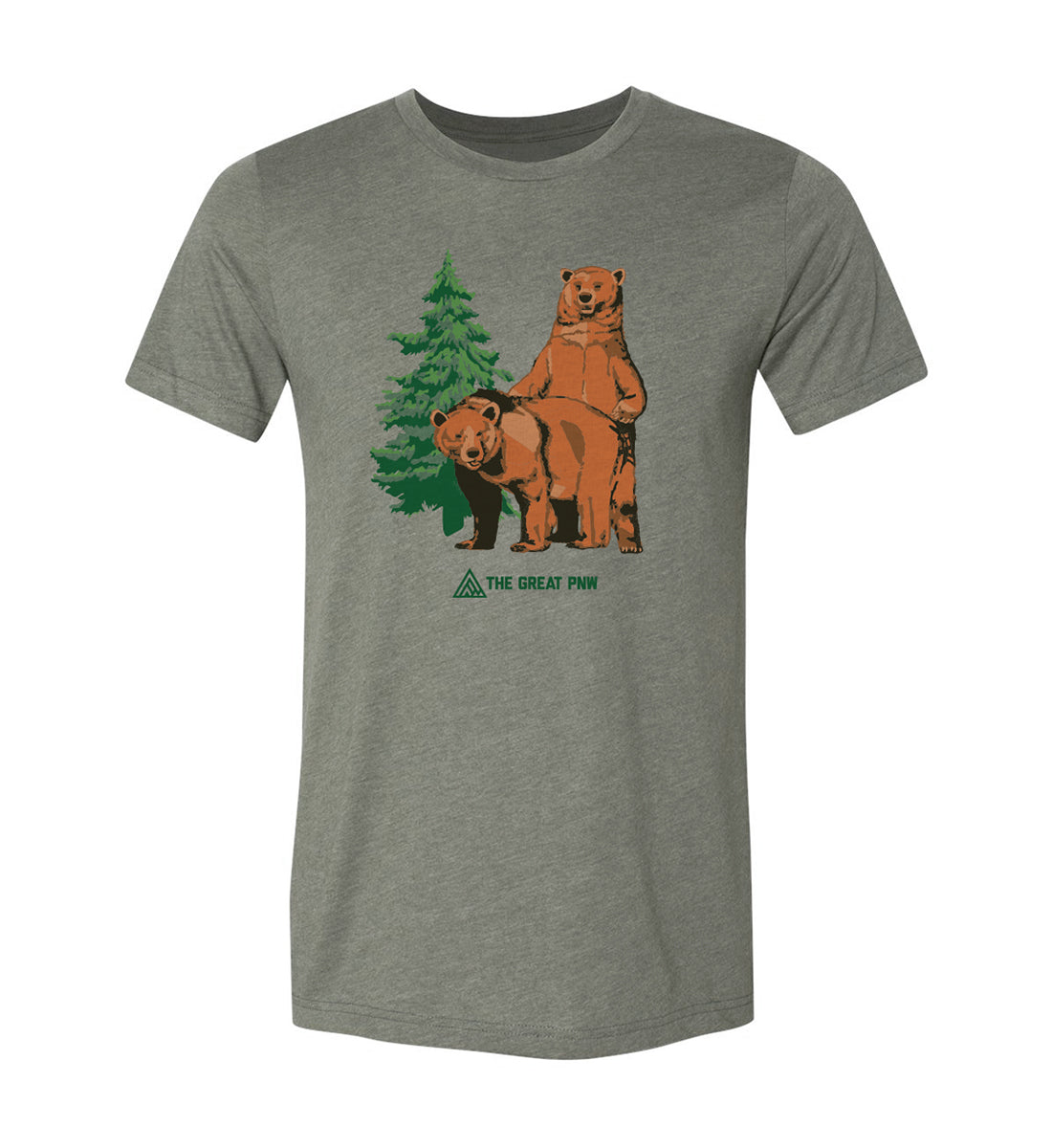 Plus Size women's top cartoon bear print t-shirt - The Little Connection